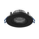 Noxion LED Spot Ares Adjustable Black 6W 540lm 927-940 3CCT | Cutout 68mm