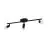 Eglo Ceiling Light Buzz-LED Steel Black 3x2.8W 3x250lm - 830 Warm White | IP20 - Incl. 3x GU10