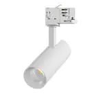 Noxion LED Tracklight 3-Phase Ecowhite Aluminium White 10W 920lm 36D - 840 Cool White