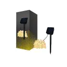 Bright Choice String Light LED Moonballs ABS 1W 20lm - 850 Cool White | IP65 - Solar