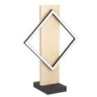 Eglo Table Lamp Boyal Wood Black, Brown 13W 1750lm - 830 Warm White